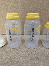 Biberones y bolsas para leche materna