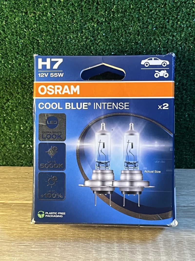 lámparas de faro halógenas OSRAM COOL BLUE INTENSE H7