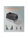 Caja de Arena de Acero Inoxidable para Gatos