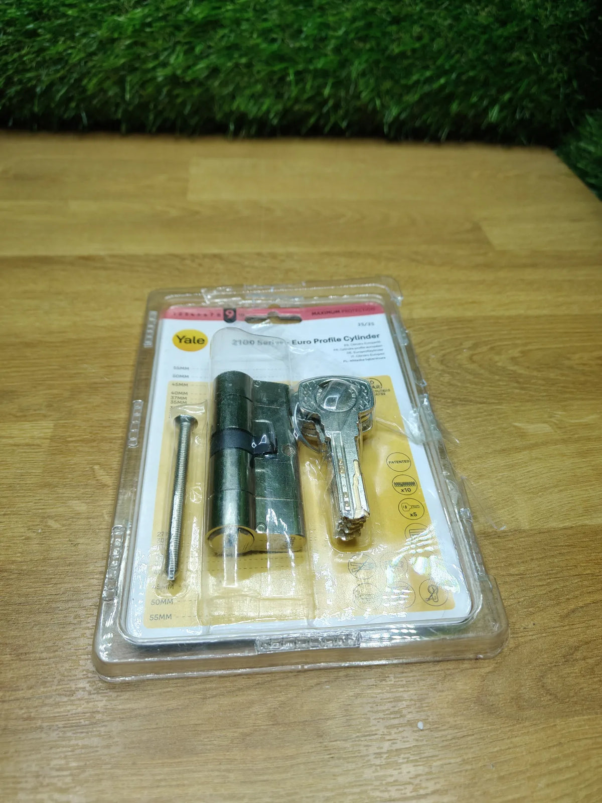 Cilindro de Seguridad 35 x 35 mm YALE