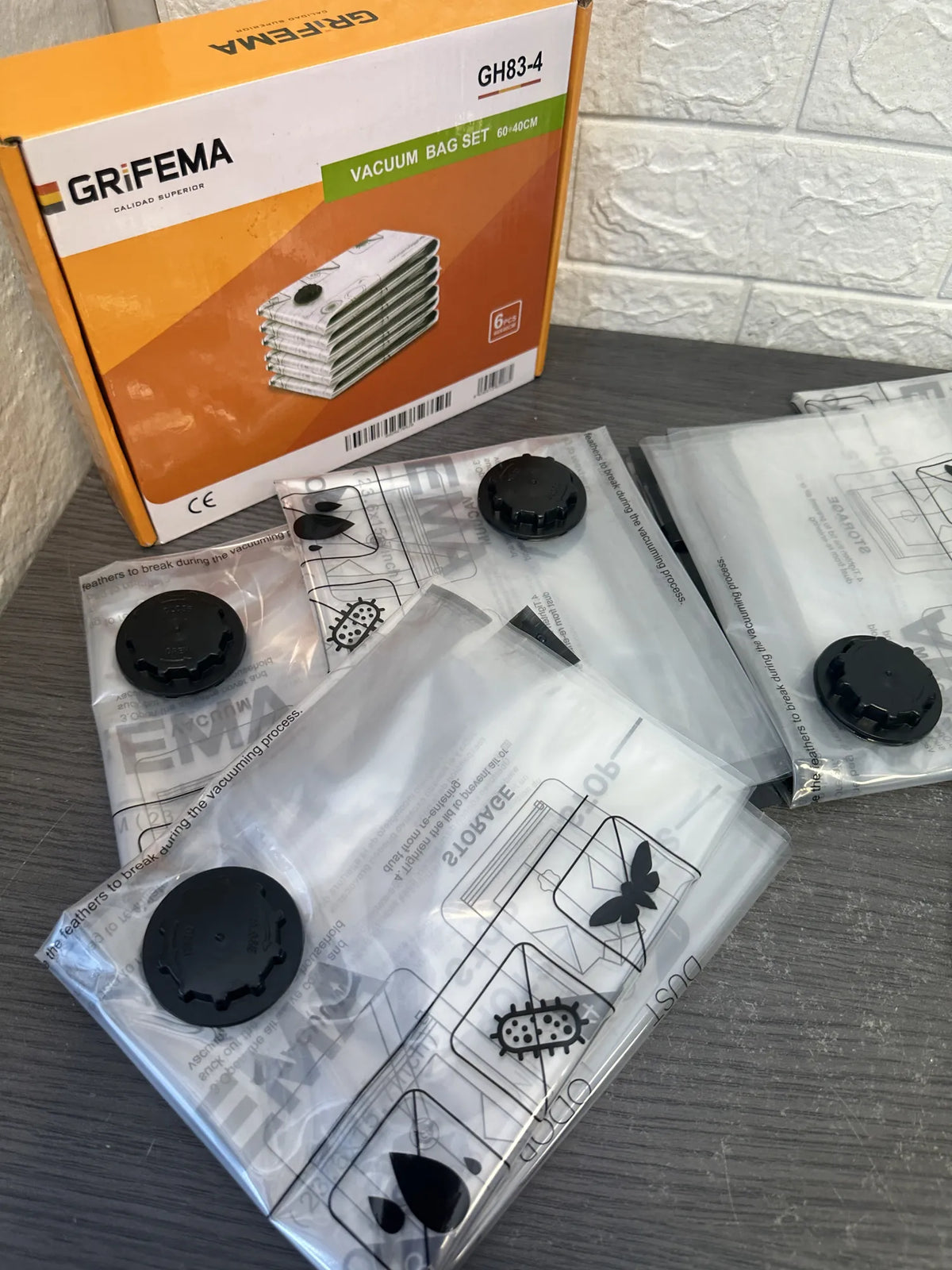 Bolsas de almacenamiento Grifema
