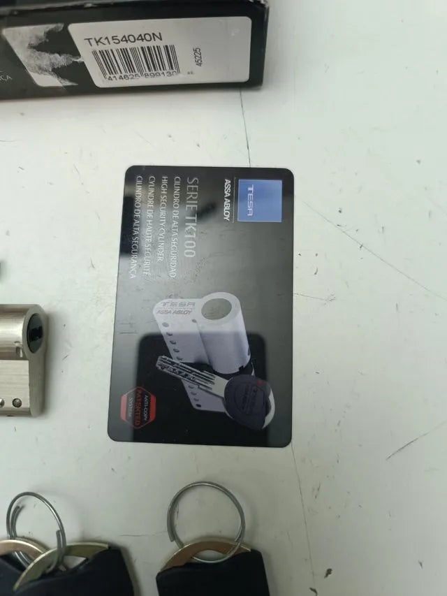 Tesa Assa Abloy, TK154040N, Cilindro de Alta Segur