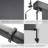 Estor vertical gris claro para exterior