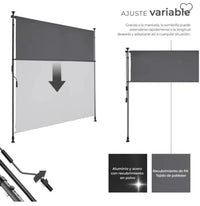Toldo de pinza alto