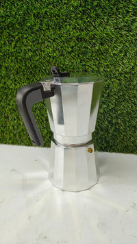 Cafetera italiana, Aluminio, Plata, 12 tazas