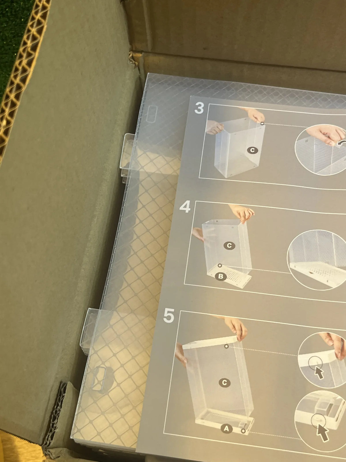 Cajas de Zapatos Plástico SONGMICS