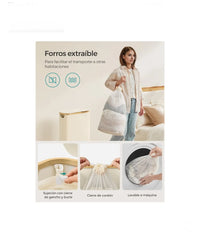 Cesto de Ropa Sucia con Tapa, Cesta Ropa Sucia Delgada