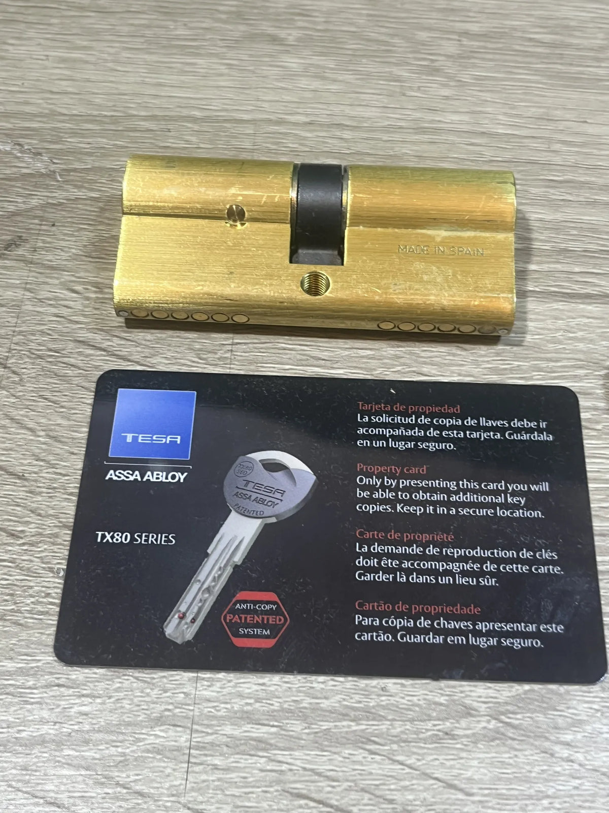 Cilindro de Alta Seguridad Tesa Assa Abloy
