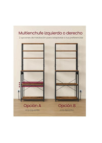 Estantería de Cocina con Enchufes VASAGLE