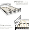 Cama de matrimonio estructura