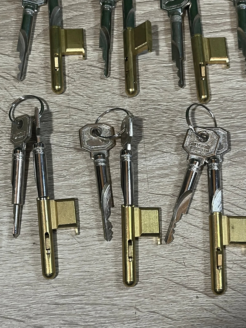 8 Pares de Llaves bloque/bloqueo Burg-Wächter