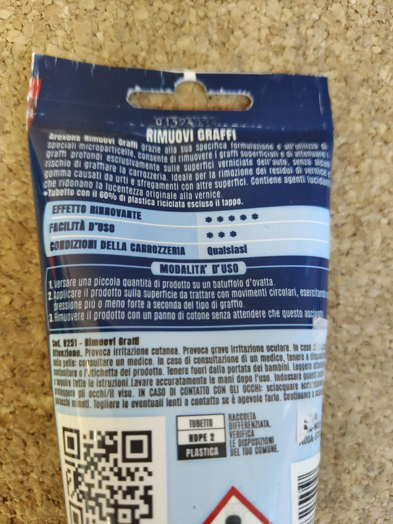 Pasta para eliminar arañazos Arexons