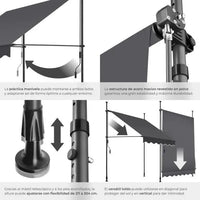 Toldo plegable para balcón