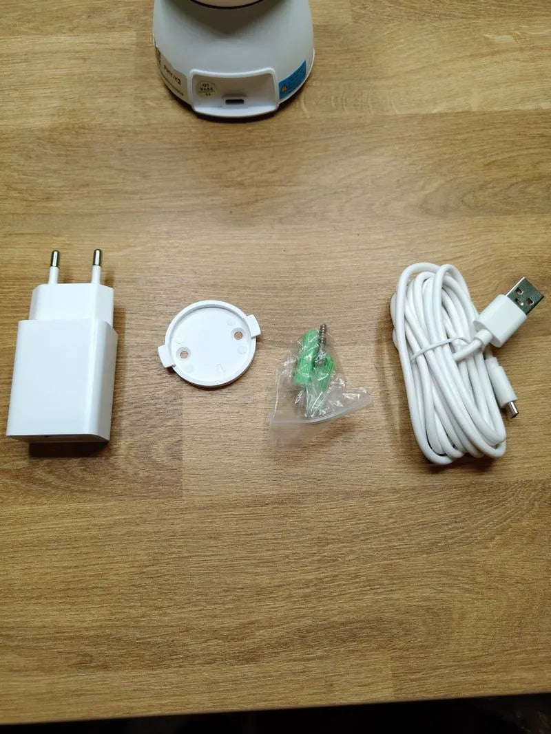 ANTELA Cámara IP WiFi 355° de Vigilancia FHD 1080p