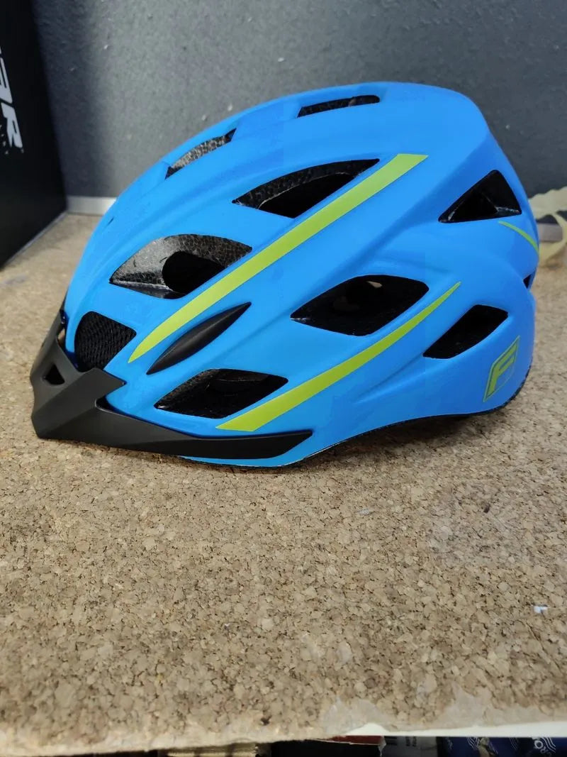 Fischer Fahrradhelm Casco de Bicicleta, Azu
