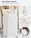 Cesto de la ropa con tapa 72L