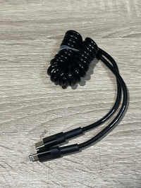 Cable USB C Lightning Espiral