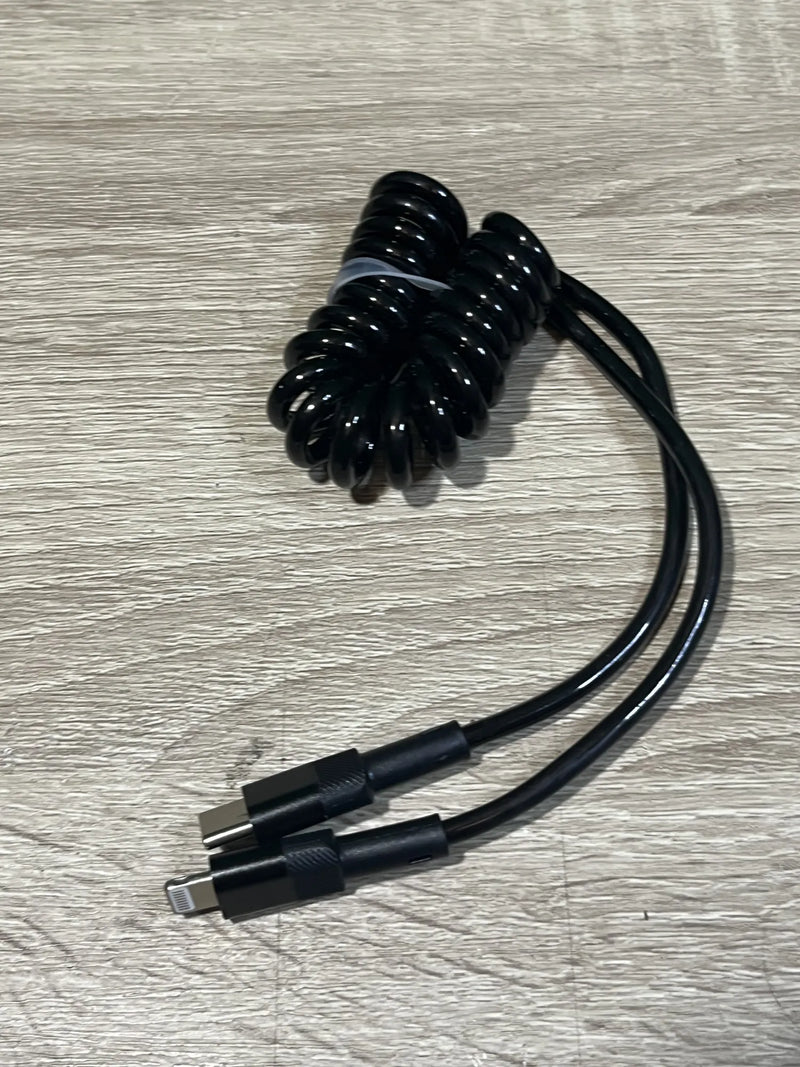 Cable USB C Lightning Espiral