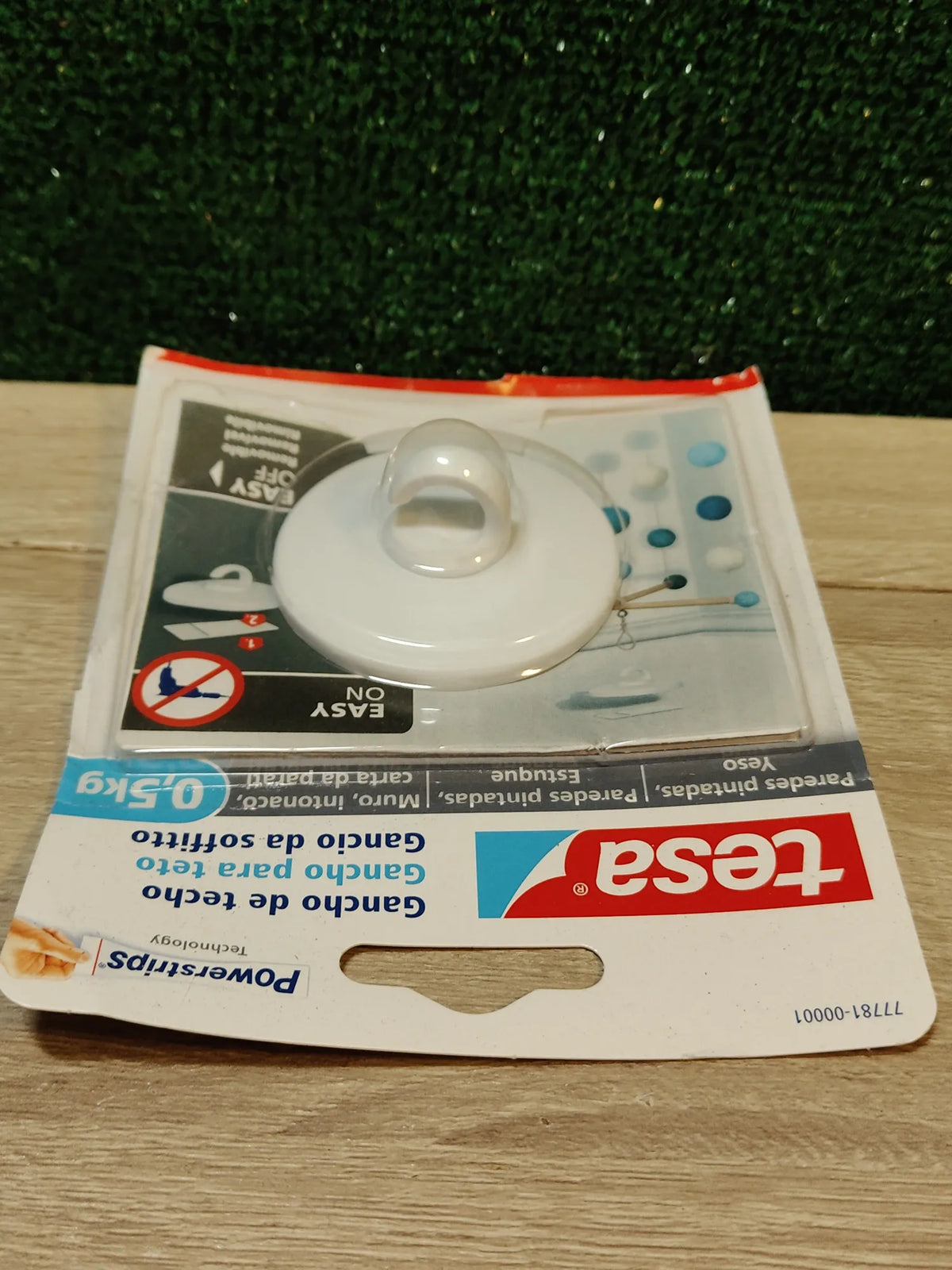 Gancho de techo tesa para papel pintado y yeso