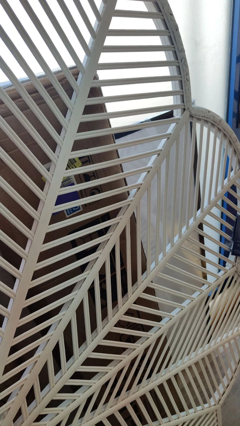 Cabecero Cama Madera Bambú Blanco