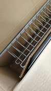 Escurreplatos en kit plastificado gris