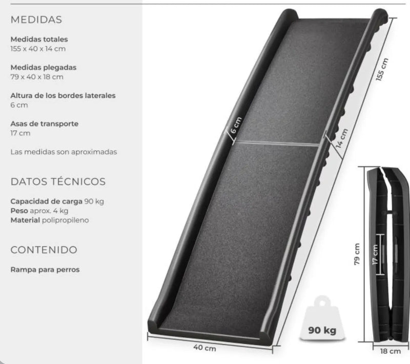 Rampa para perros