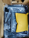 Cesto de Ropa con Ruedas, 2 compartimentos