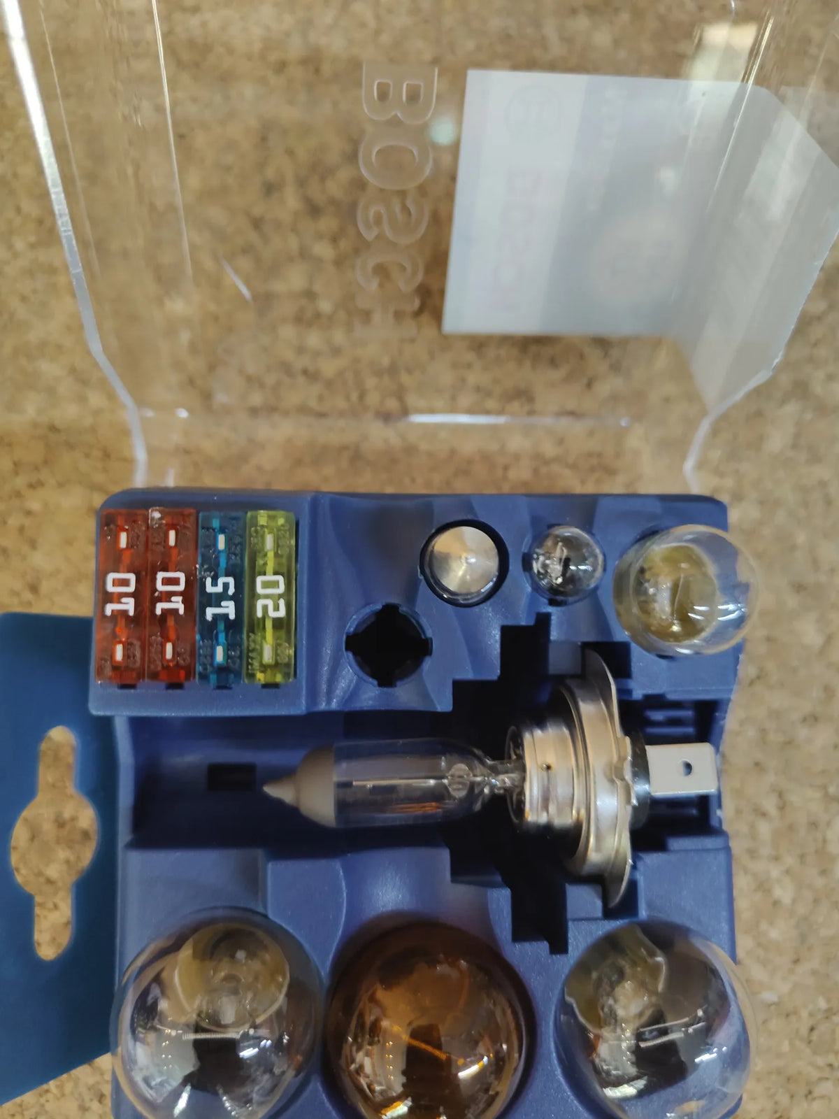 estuche de lámparas de repuesto H7 Bosch