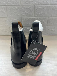 Botines Jodhpur de cuero negro PFIFF