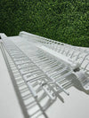 Sauvic Escurrevasos en Acero plastificado Blanco