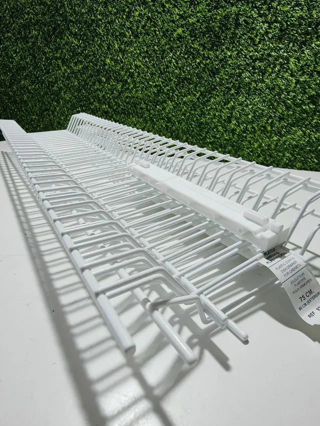 Sauvic Escurrevasos en Acero plastificado Blanco