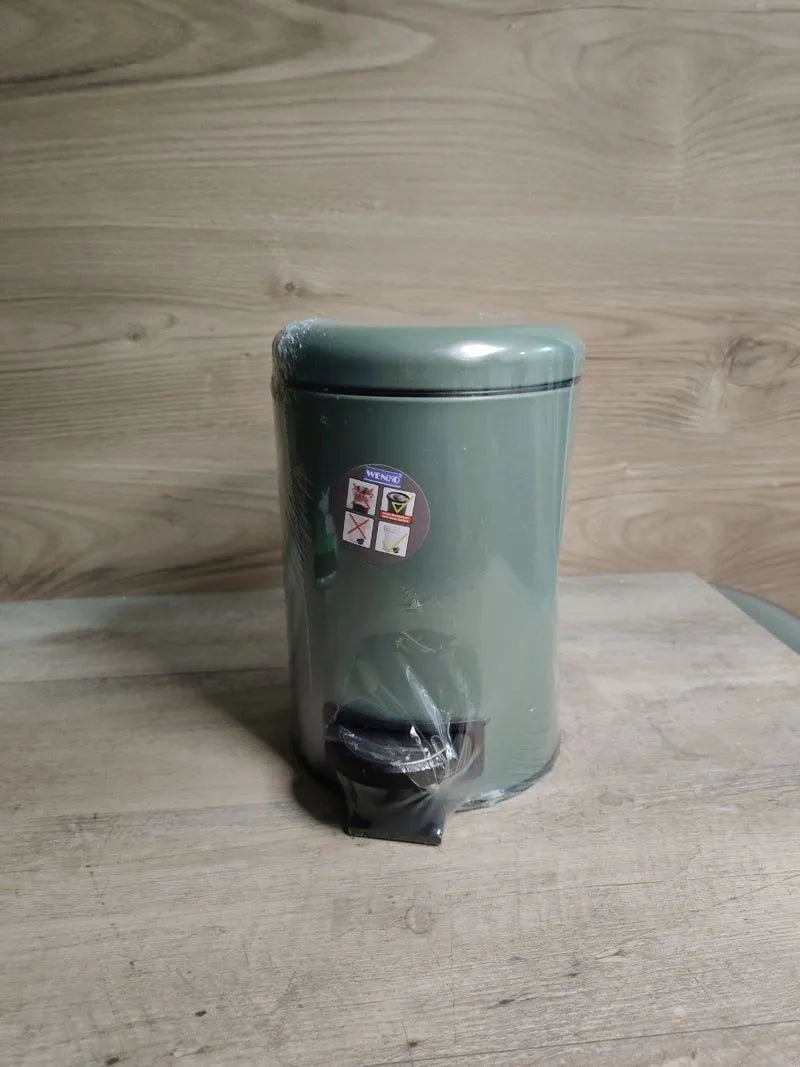 Cubo de pedal de 3L verde - Wenko