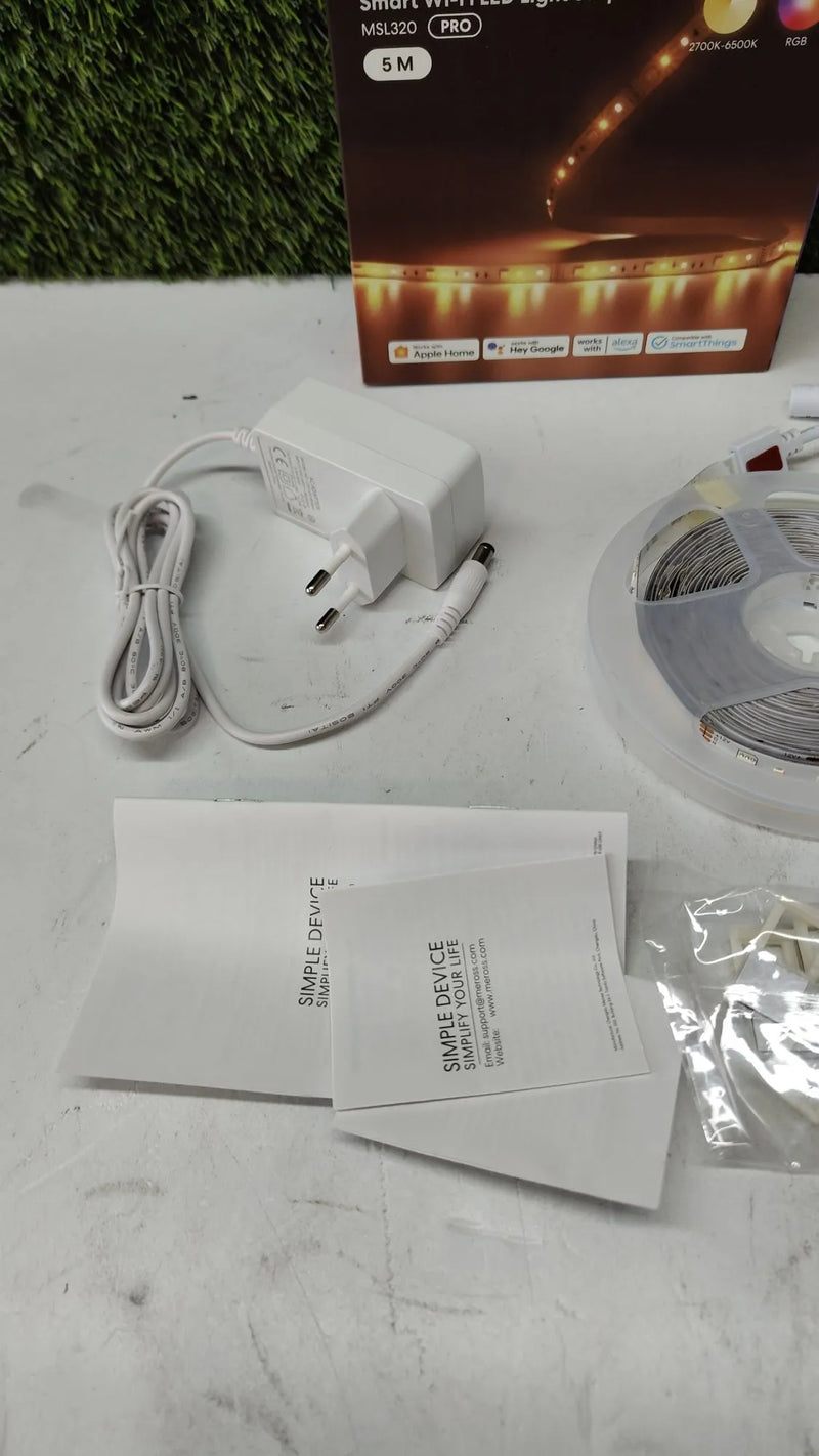 Tiras LED WiFi, 5M RGBWW LED Tiras Inteligente