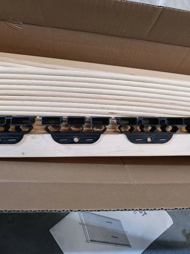 Somier de láminas POLDI estructura de madera90x200