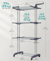 Tendedero plegable de 4 niveles