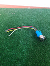 Pulsador Metal 16mm Autoretenido LED