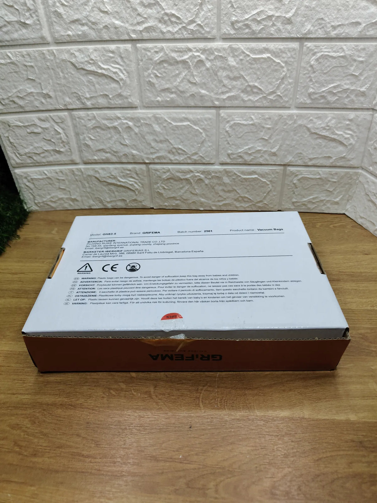 Bolsas de almacenamiento Grifema