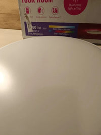Lámpara de techo blanca Rune Luz Blanca de cálida