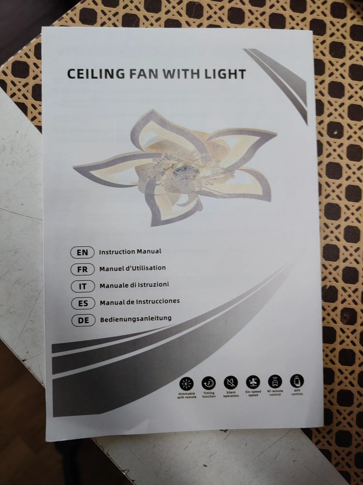 Ventilador de techo LED