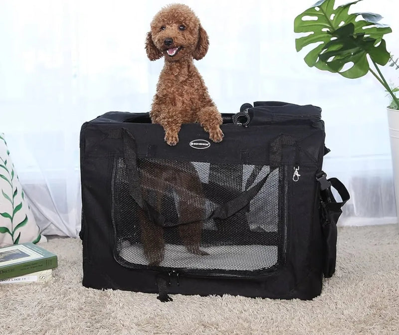 Transportín para gatos y perros plegable