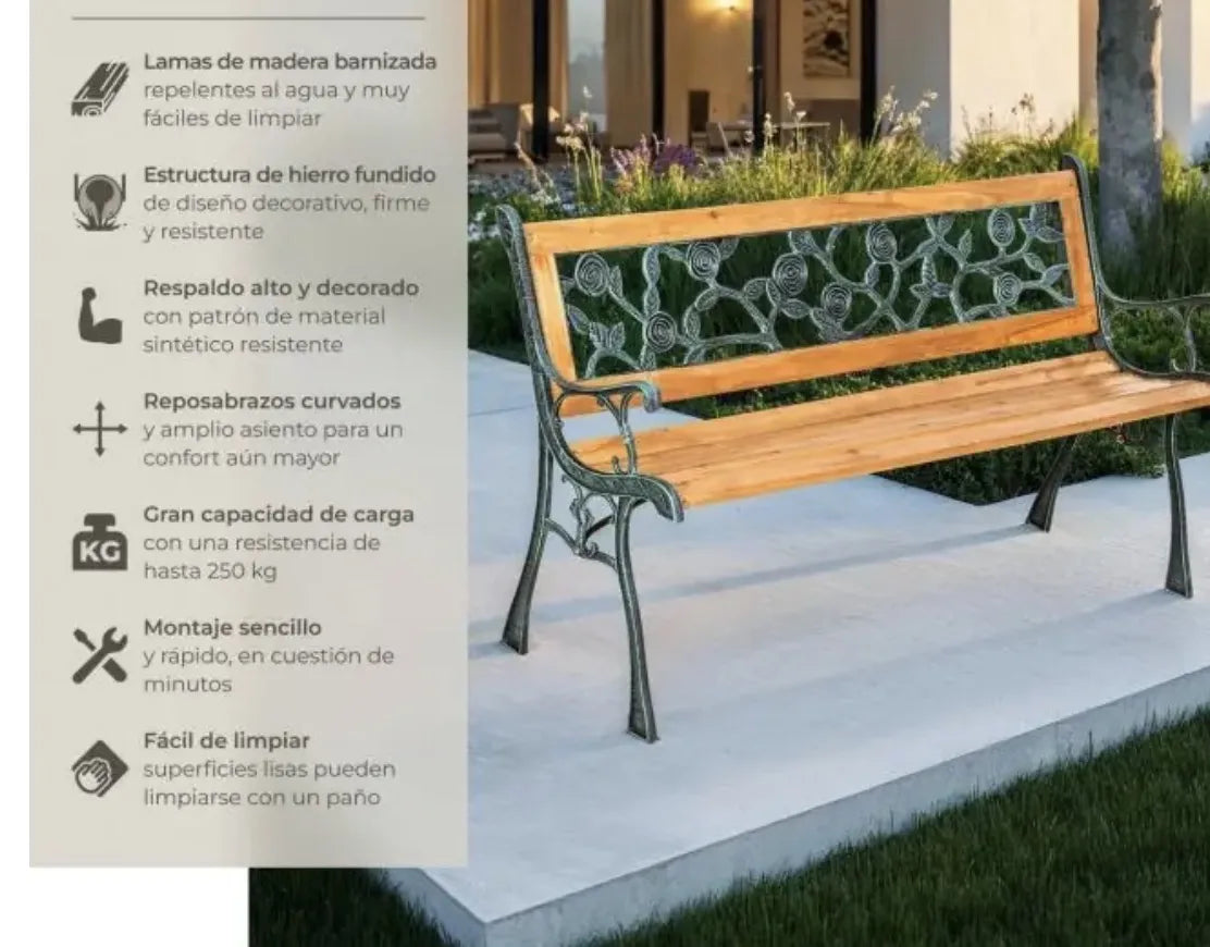 Banco de jardín