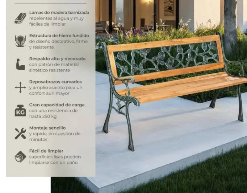 Banco de jardín