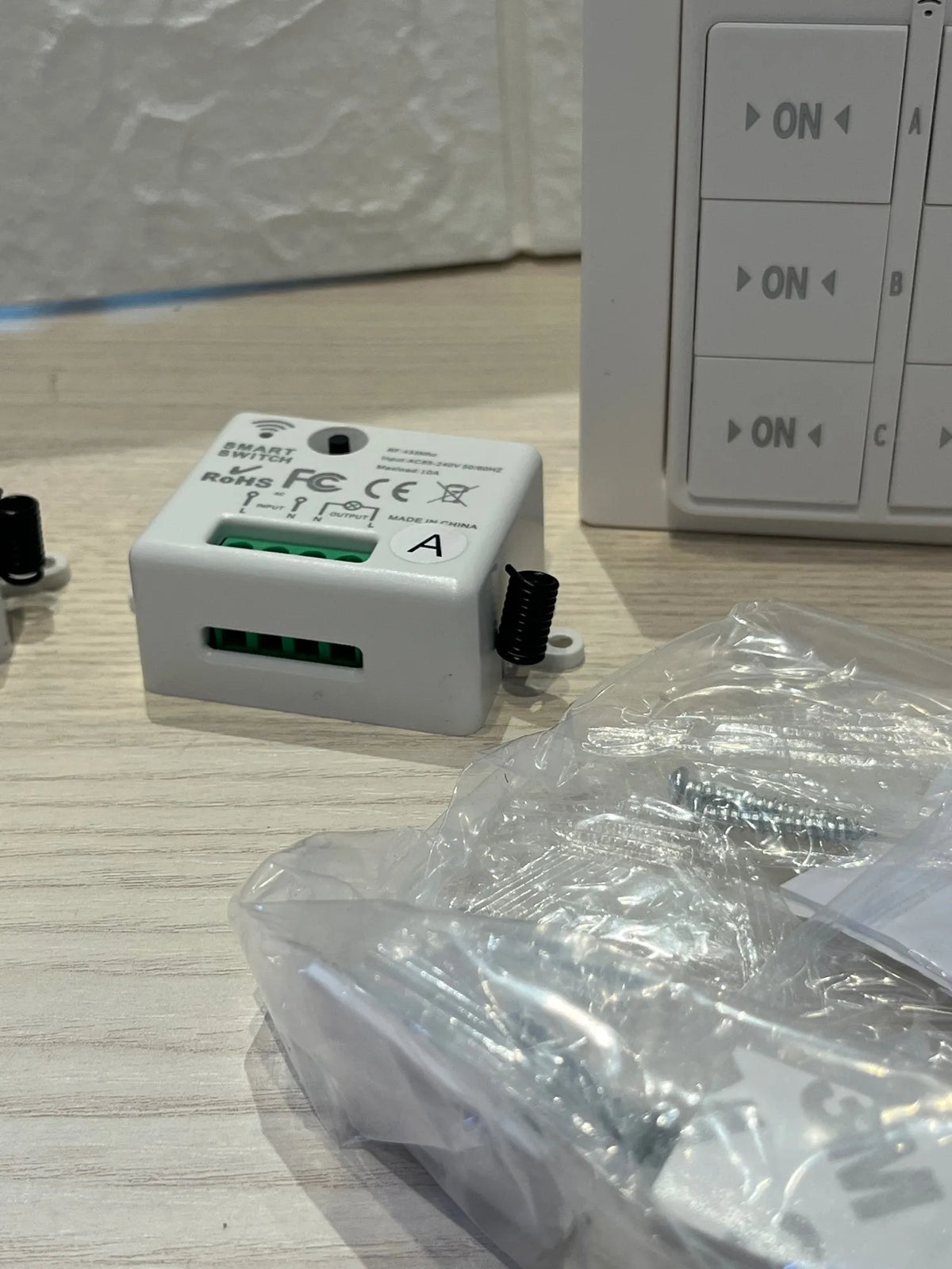 Kit de 2 interruptores inalámbricos de ida y vuelta