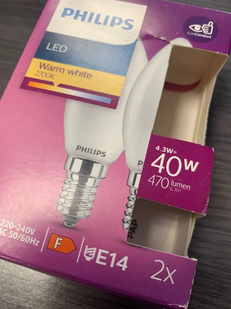 Philips - Bombilla LED crista