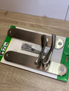 Juego de Manillas de Acero para Puertas Amig