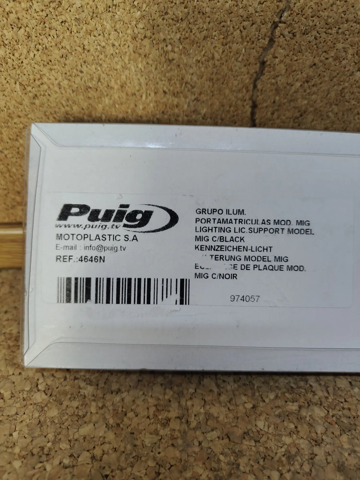 Iluminación portamatriculas moto led PUIG