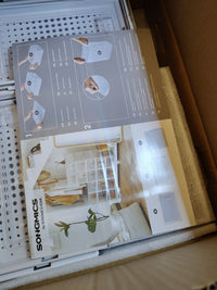 Caja de zapatos transparente