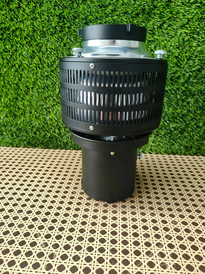 Bowens - Foco cónico óptico Snoot, accesorio de iluminación de estudio de fotografía con 20 gobos (25 patrones) y 8 filtros de color compatibles con Aputure Amaran, Godox LED Video Speedlite Light
