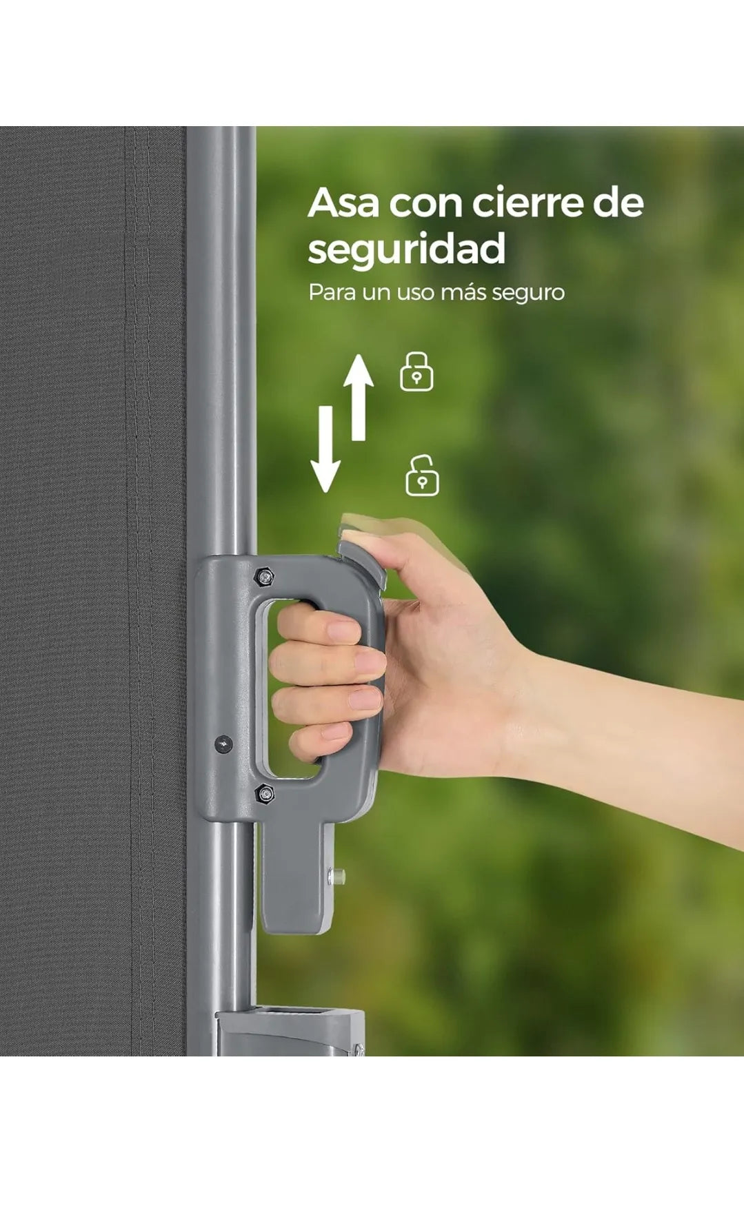 Toldo Lateral de Aluminio, Extensible, 160 x 300