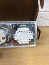 Interruptor doble con base schuko
